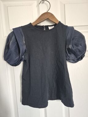 Zara Satin Sleeve Kids Top